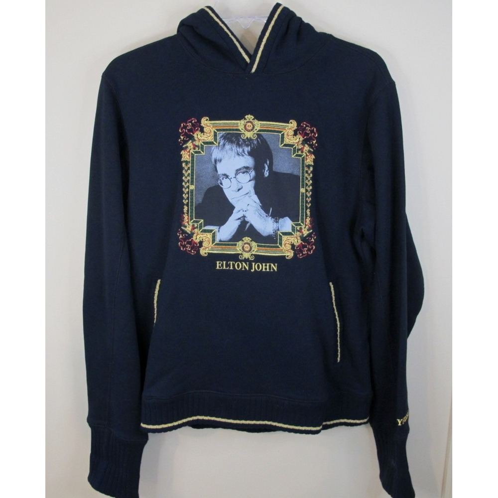 Teddy Fresh Limited Edition Elton John Long Sleeve Pullover Hoodie Men's Medium
